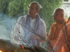 Gopiparanadhana Prabhu Cremation Ceremony